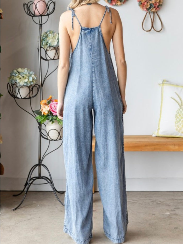 Washed Tencel Overall
