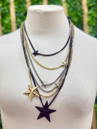 Long Brazil 6 Stars Tova Necklace