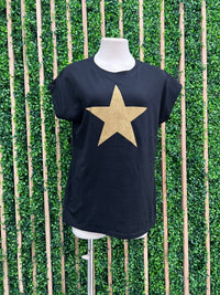 Glitter Star Sleeveless Tee
