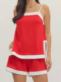 Side Trim short Pant Set