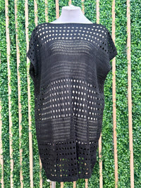 Boho Crochet Beach Cover Up Poncho