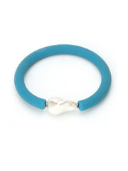 Pearl Detail Silicone Rubber Stretch Bracelet