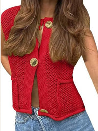 Breezy Knit Vest Top