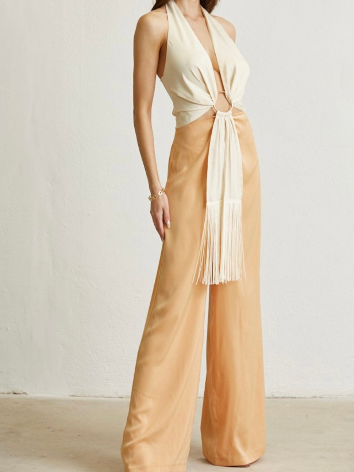 Exquisite Fringe Detail Jumpsuit