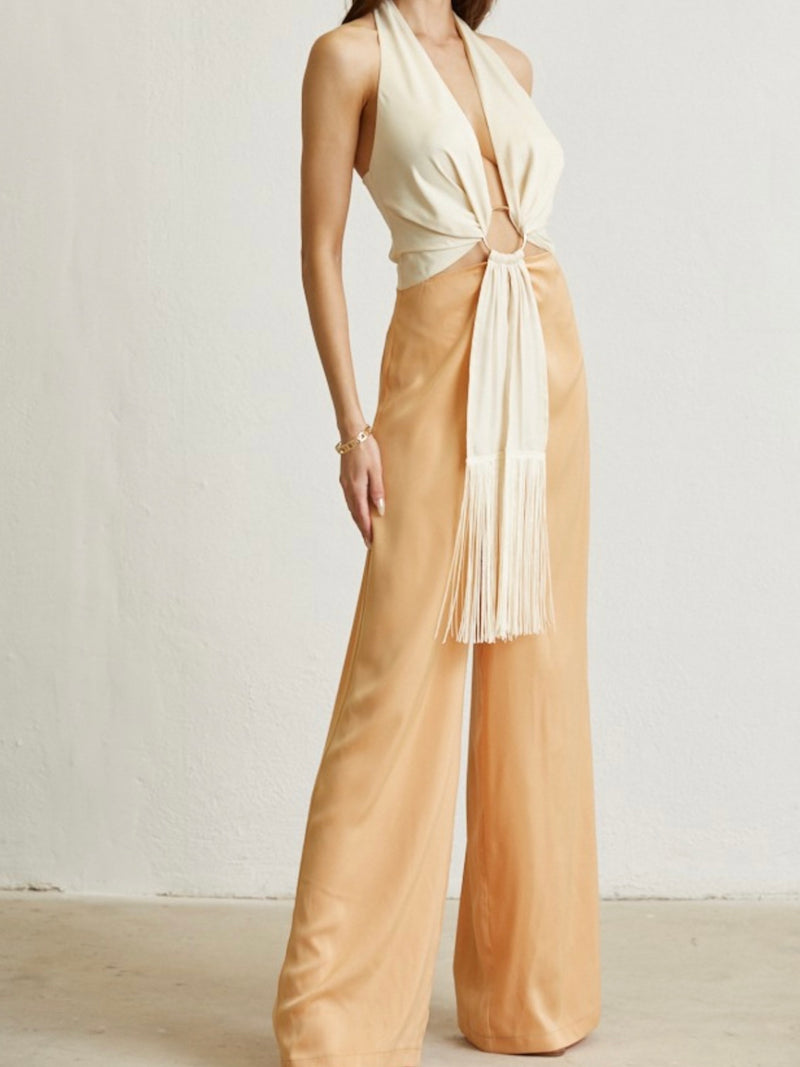 Exquisite Fringe Detail Jumpsuit
