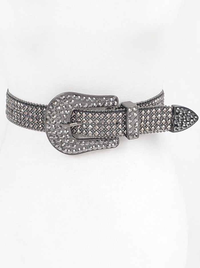 Rhinestone Western Style Belt