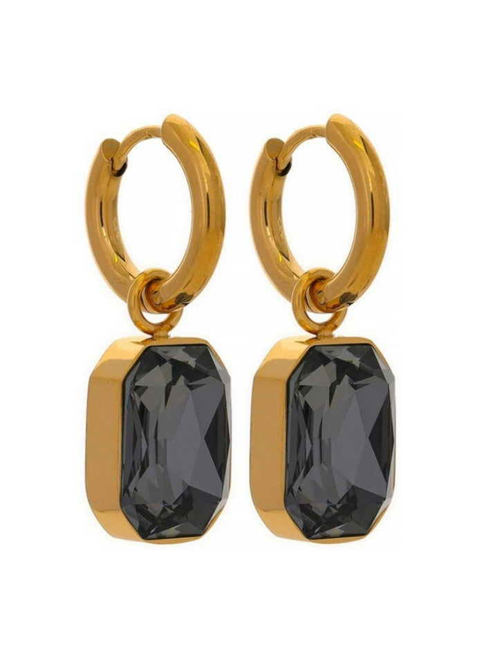 Cubic Zirconia Drop Dangle Charms Earring