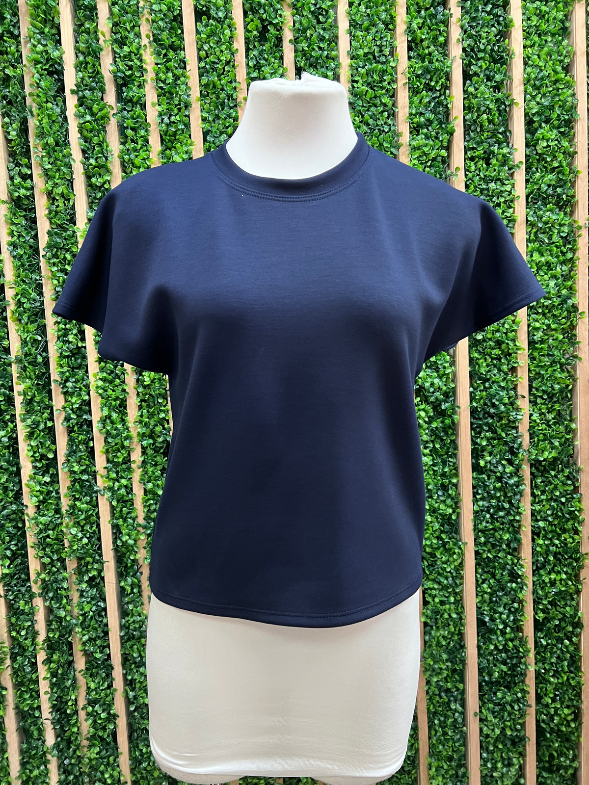 Modal Cap Short Sleeve Top