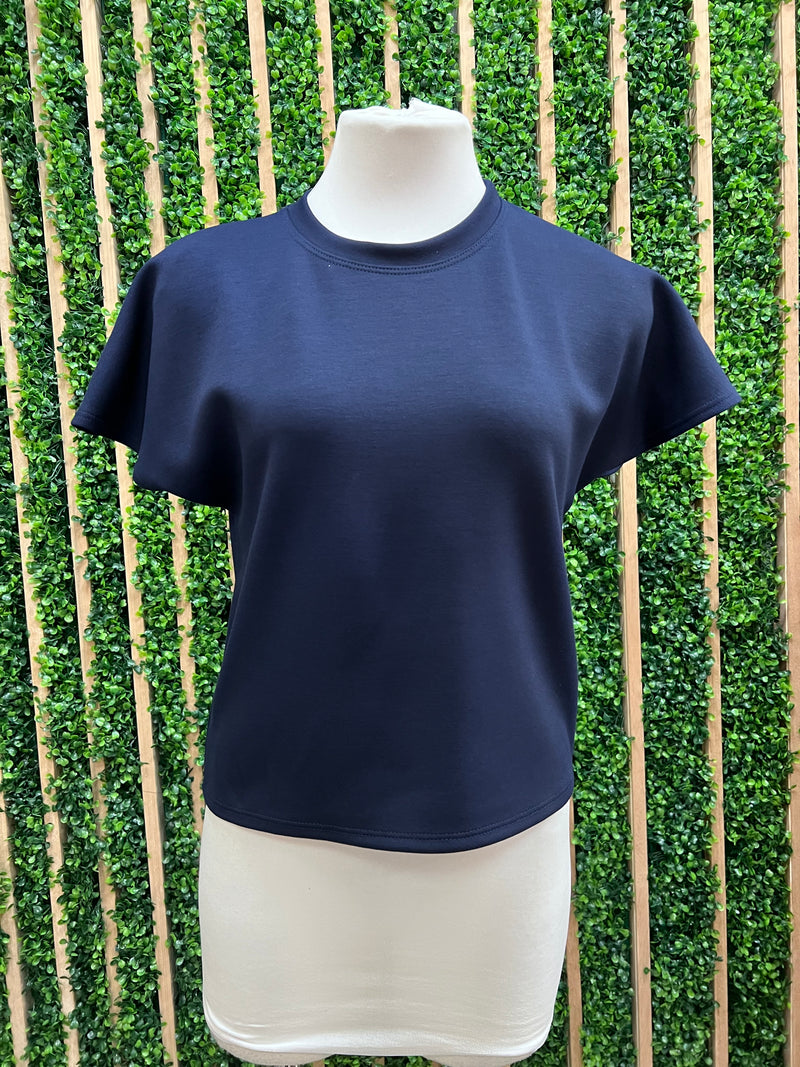 Modal Cap Short Sleeve Top