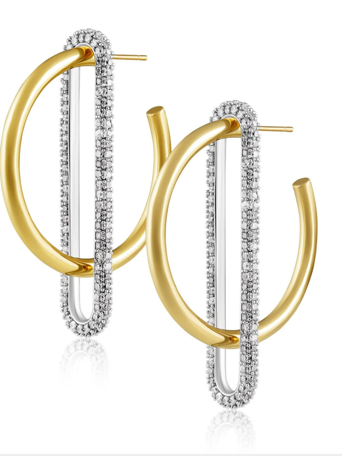 SJ Jolene Hoop Earrings.