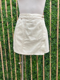 Ecru Stitch Detail Skort