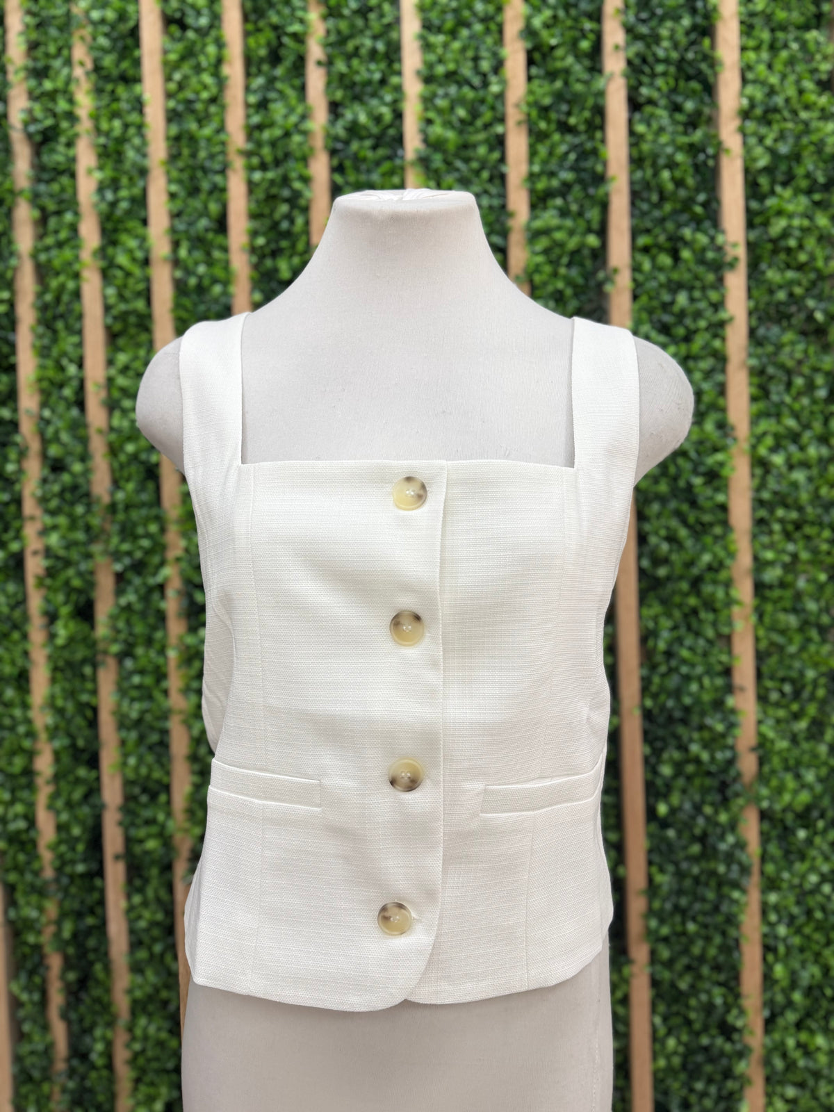 Linen Utility Vest