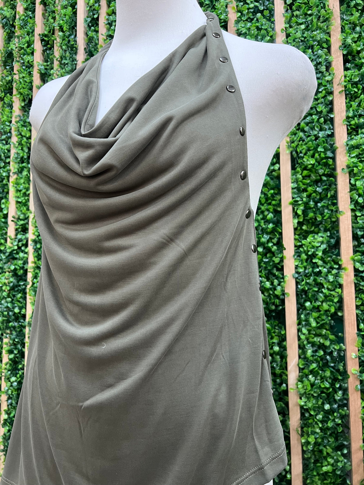 Fun Riviera Nigth Studded Halter Top
