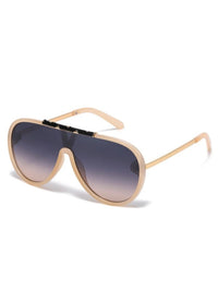 Resin Trim Aviator Sunglasses