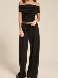 Off Shoulder Long Pant Set