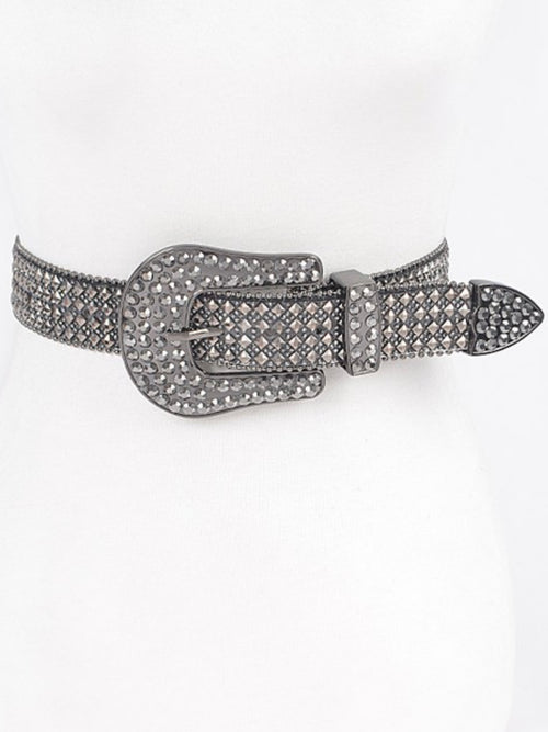 Rhinestone Western Style Belt