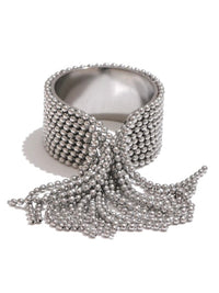 Stainless Steel Chain Tassel Ring