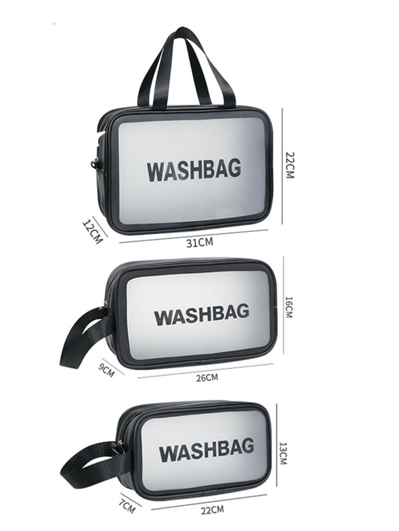 3 Set Travel Makeup Washbag