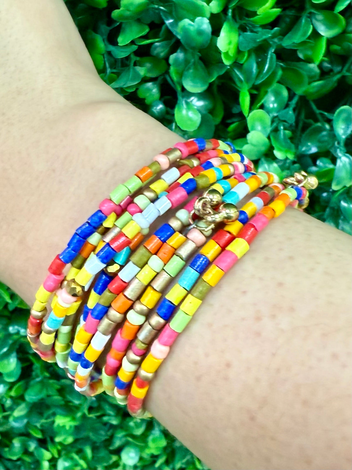 Large Boho Bead Bracelets