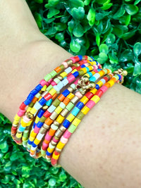Large Boho Bead Bracelets