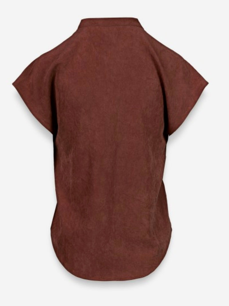 Soft Matte Drop Shoulder Blouse