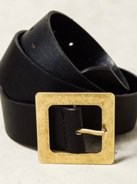 Classic Oversized Square Buckle Belt