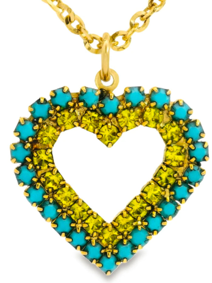 Tova Double Heart Necklace