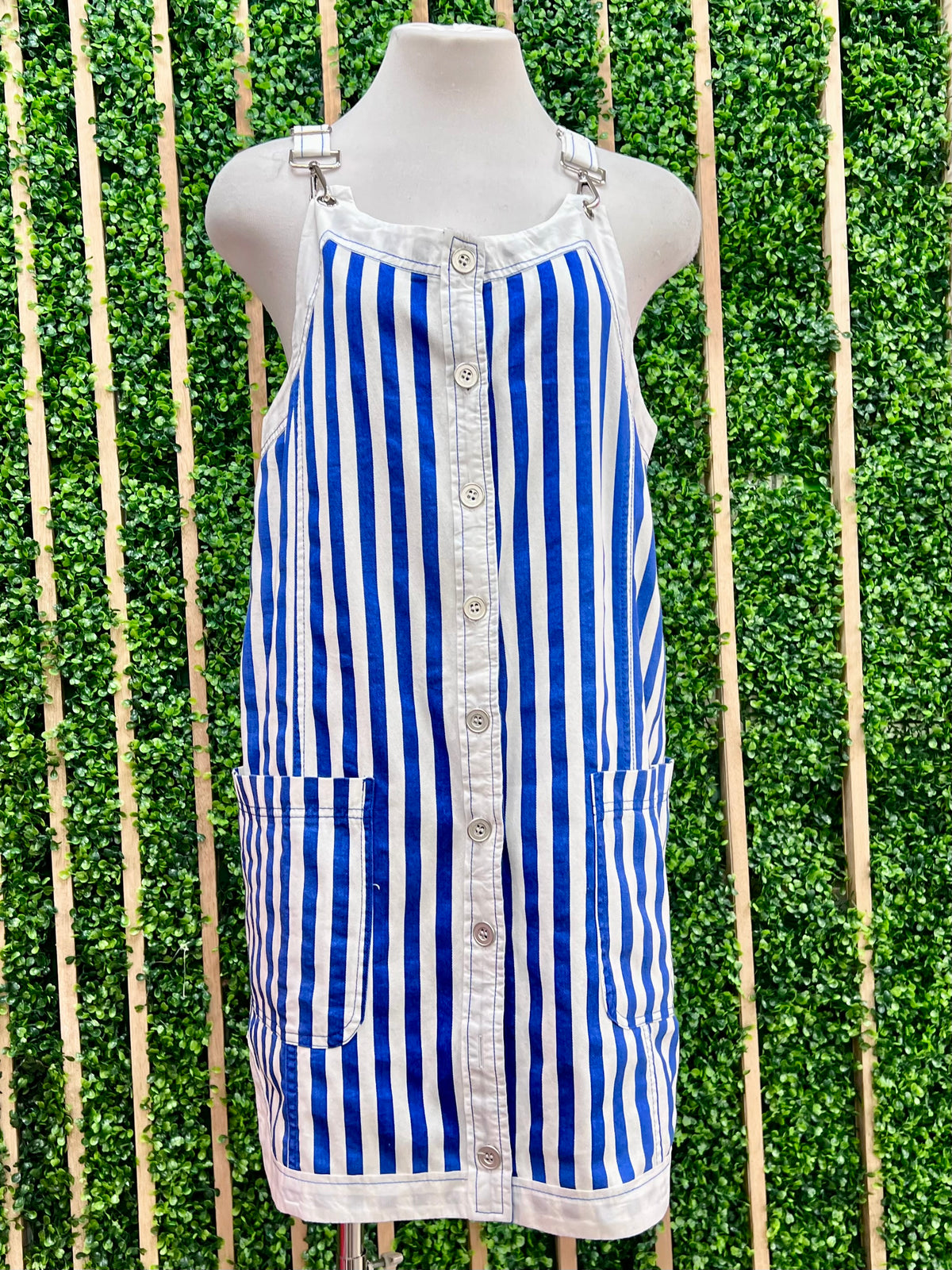 Sunshine Stripe Overall Dress