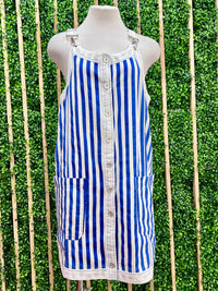 Sunshine Stripe Overall Dress