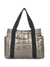 City Luxe Quilted Tote Bag