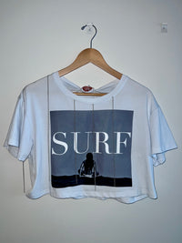 Surf Chain Detail Crop Tee