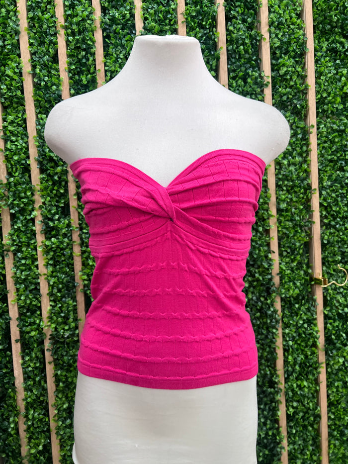 Twist Front Tube Top