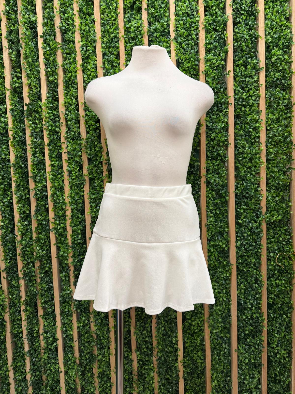 High Waisted Flounce Skort