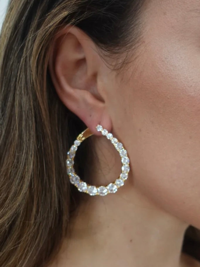 Naomy Paved Earring