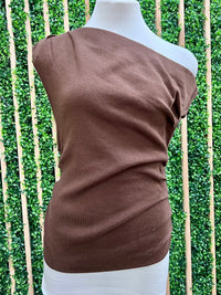 Asymmetrical Neck Sweater Top