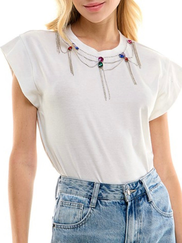 Jewel Embellished Shirt