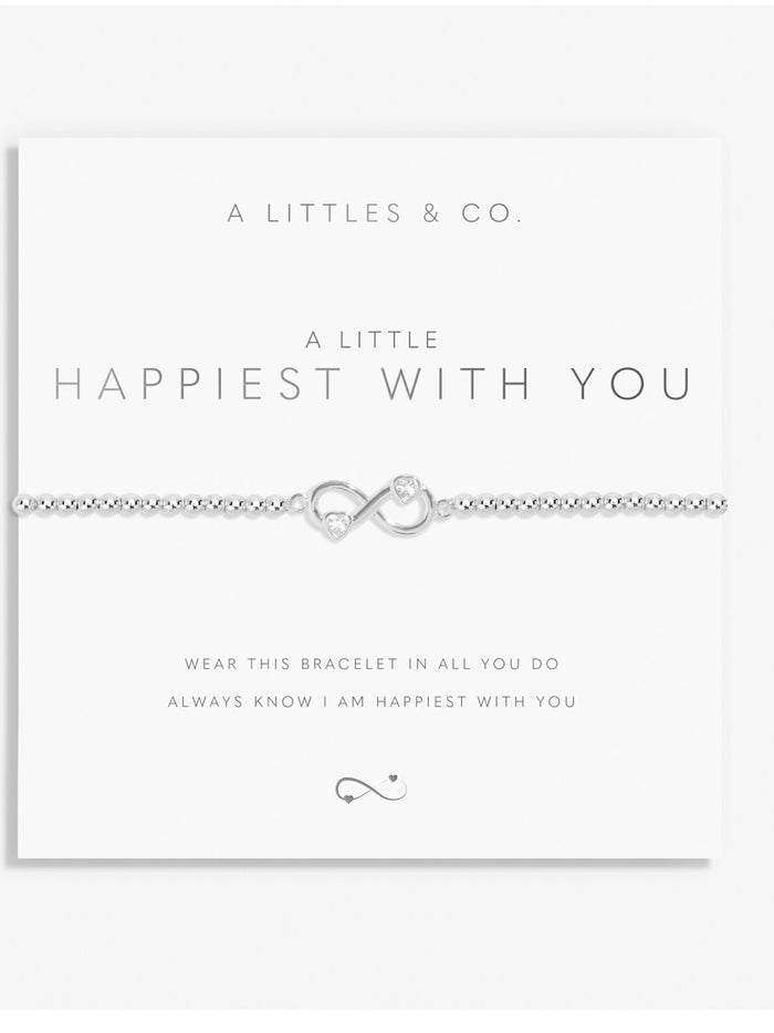 Little Moments Happiest With You Bracelet