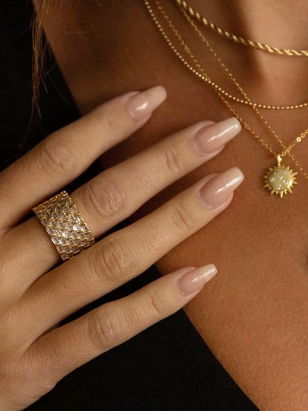 SJ Elegant Baguette Band Ring