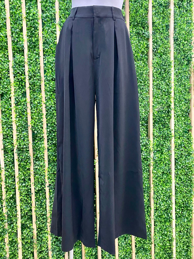 High Rise Wide Leg Pants