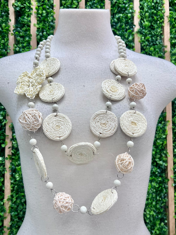 Natural Ivory Boho Necklace