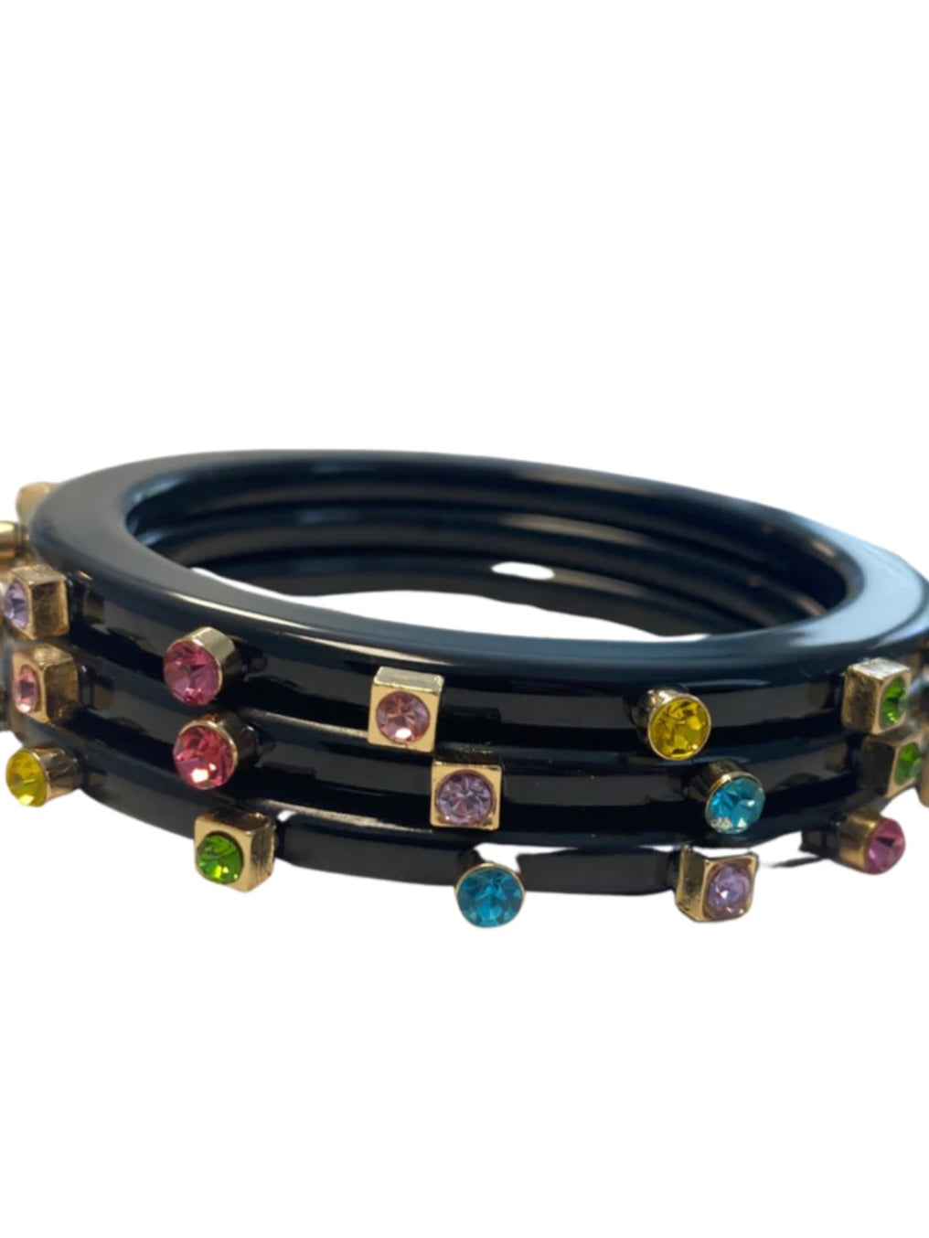 City Girl Studded Bangle Set