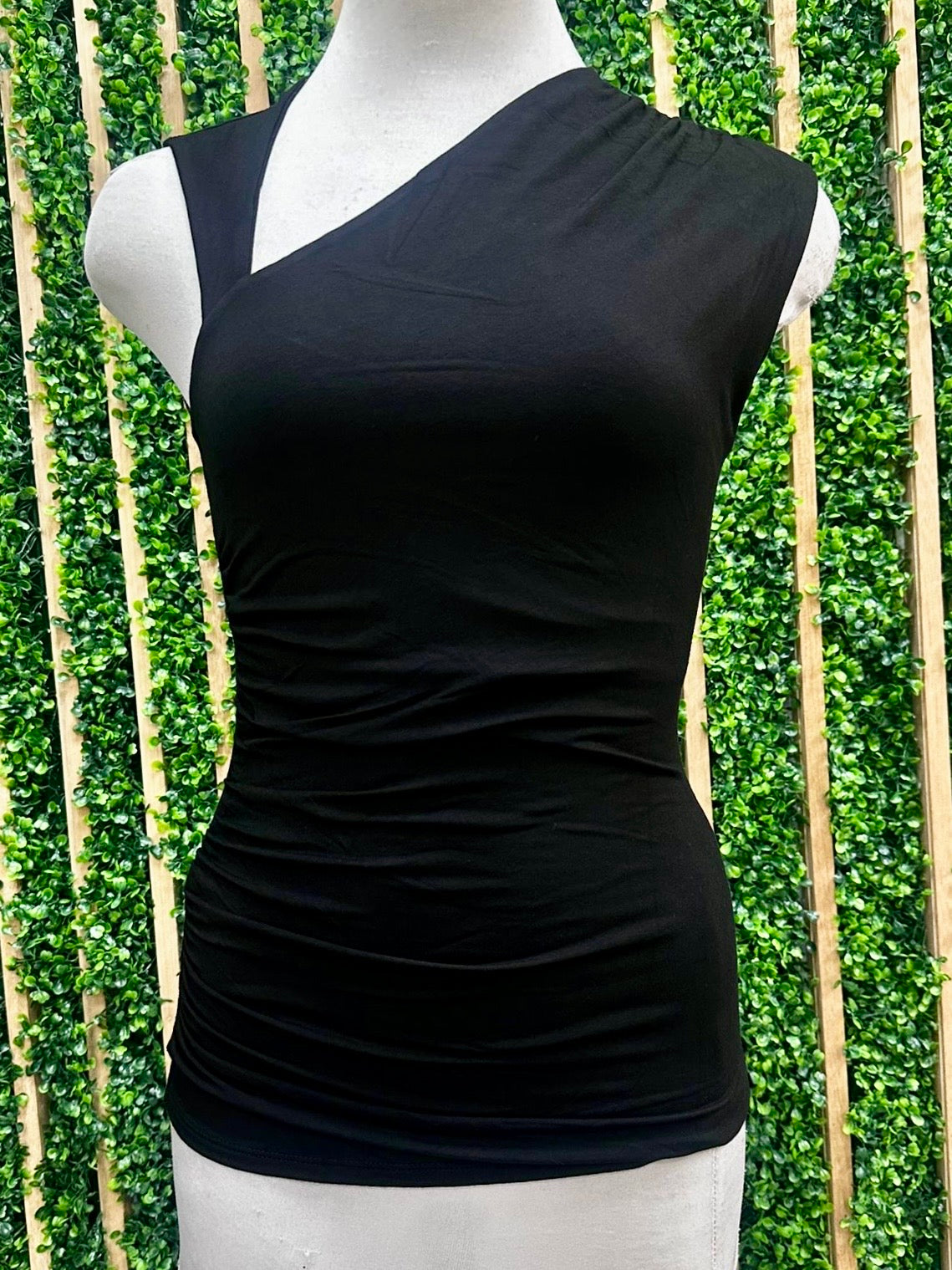 Asymmetrical Neckline Top