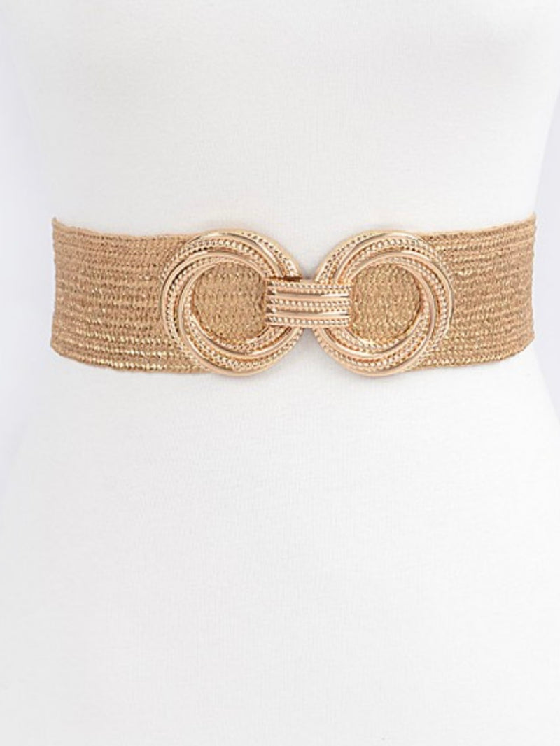 Double Circle Metallic Elastic Belt