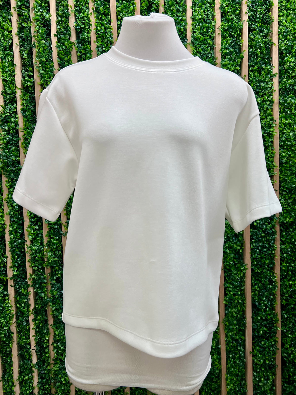 Modal Oversized Short Sleeve Shirt Top