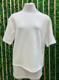 Modal Oversized Short Sleeve Shirt Top