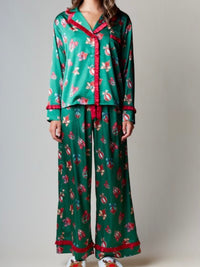 Holiday Gift Satin PJ Set