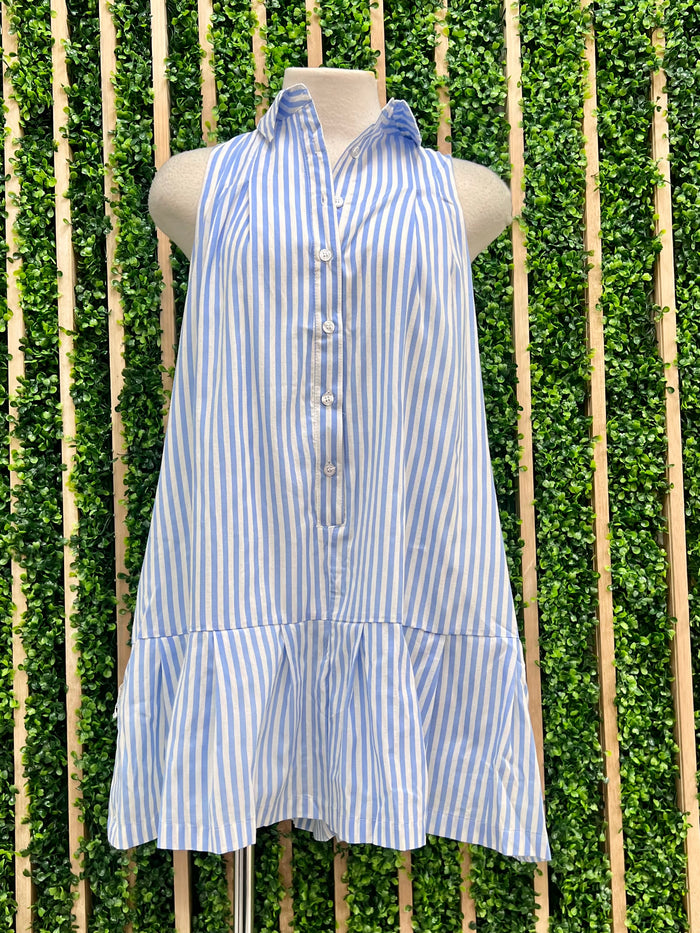 Striped HAlter Loose Fit Romper