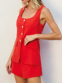 Beautiful Vest Suit Romper