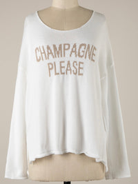 Champagne Please Sweater