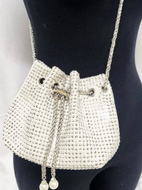 Stone Crossbody Bucket Bag